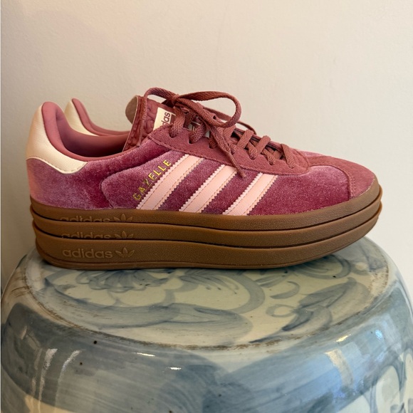 Adidas Gazelle Women's Sneakers - Pink and Brown - Picture 2 of 5